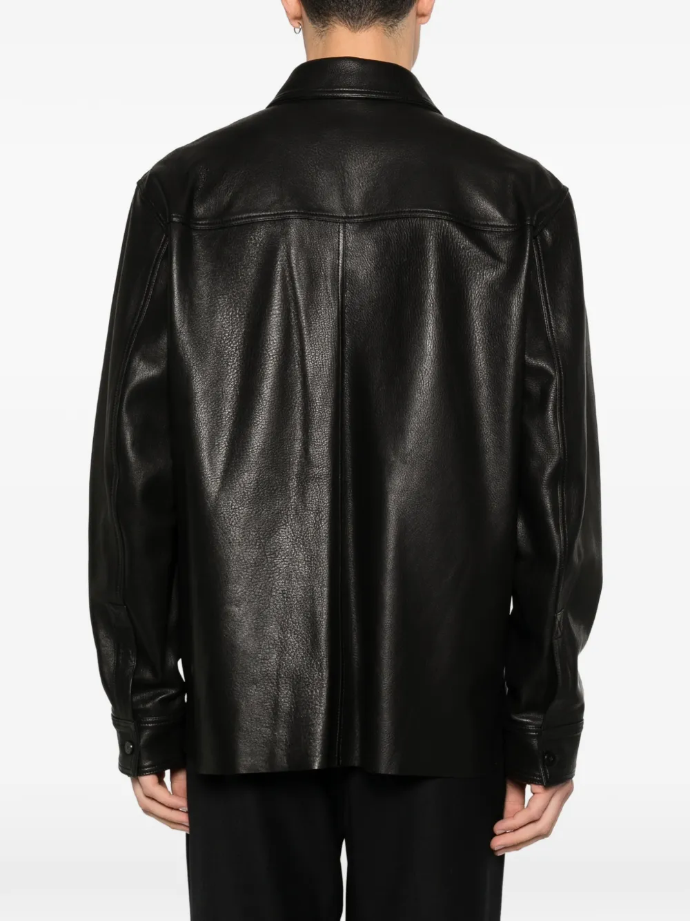 Simkhai Leather Jacket In Black