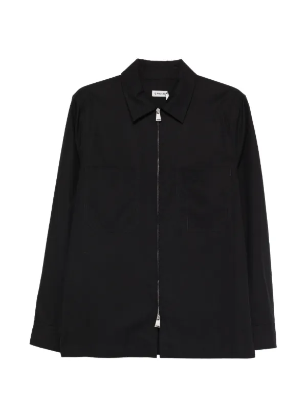 Simkhai Thatcher Shirt Jacket in Black