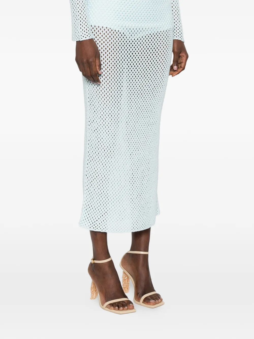  Simkhai Elasticated-waistband Midi Skirt - Blue 