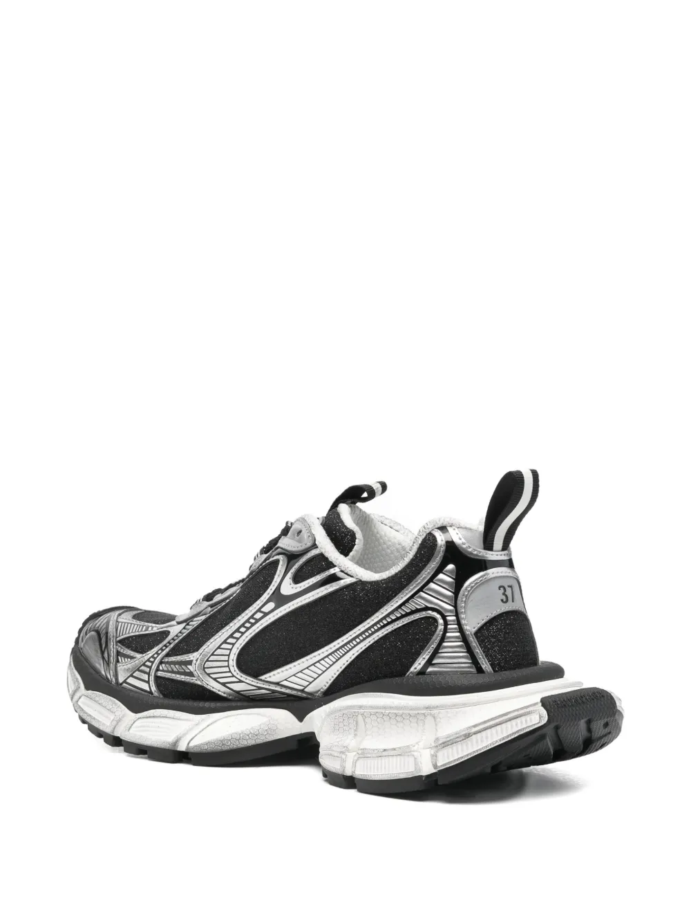 Balenciaga panelled sneakers Zwart