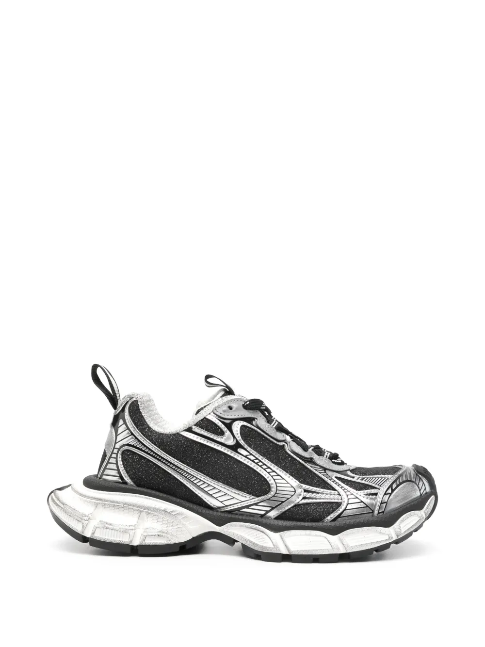 Balenciaga panelled sneakers Zwart