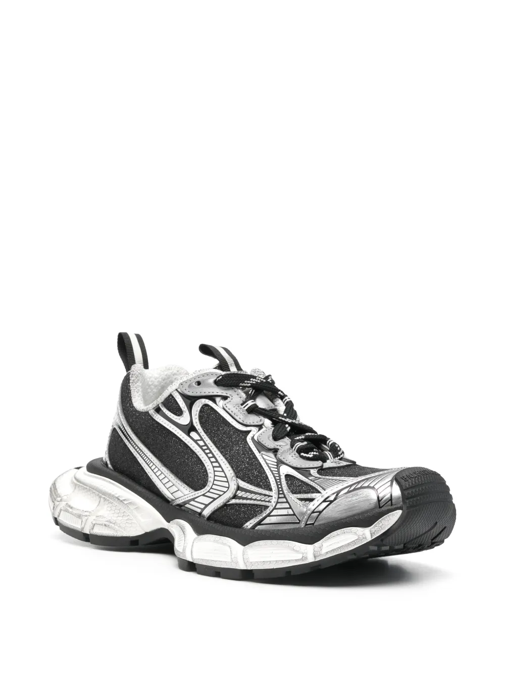 Balenciaga panelled sneakers Zwart