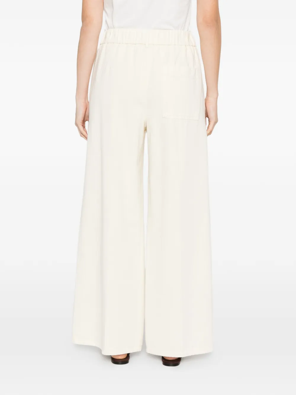 Forte Elastische broek Geel