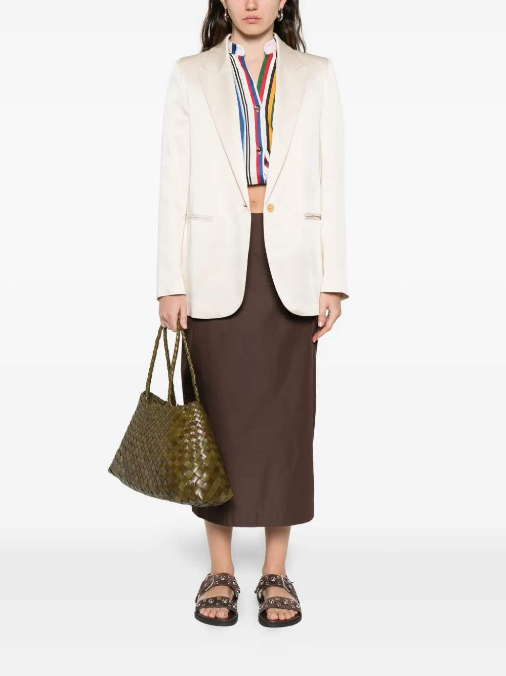  Forte Forte Single-breasted Blazer - Neutrals 