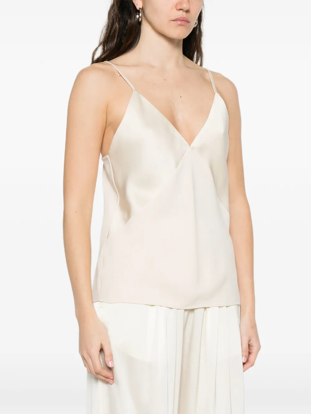  Forte Forte V-neck Top - Neutrals 