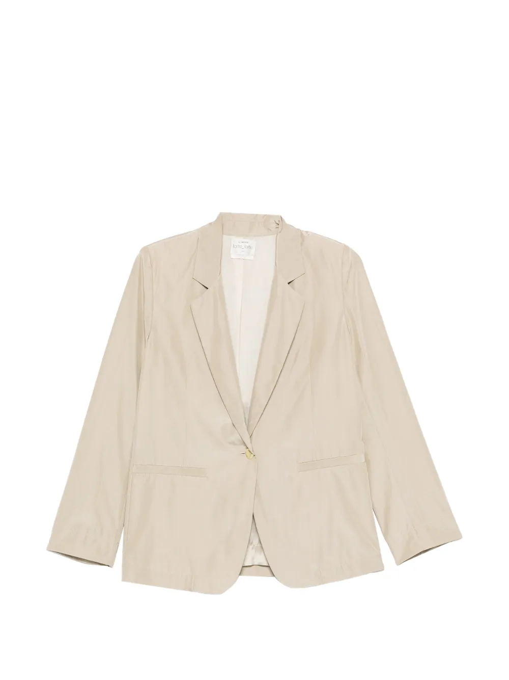 Forte Forte single-breasted blazer - Neutrals