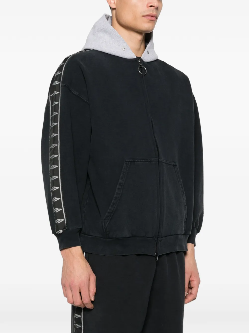 Balenciaga Sweater met capuchon Zwart