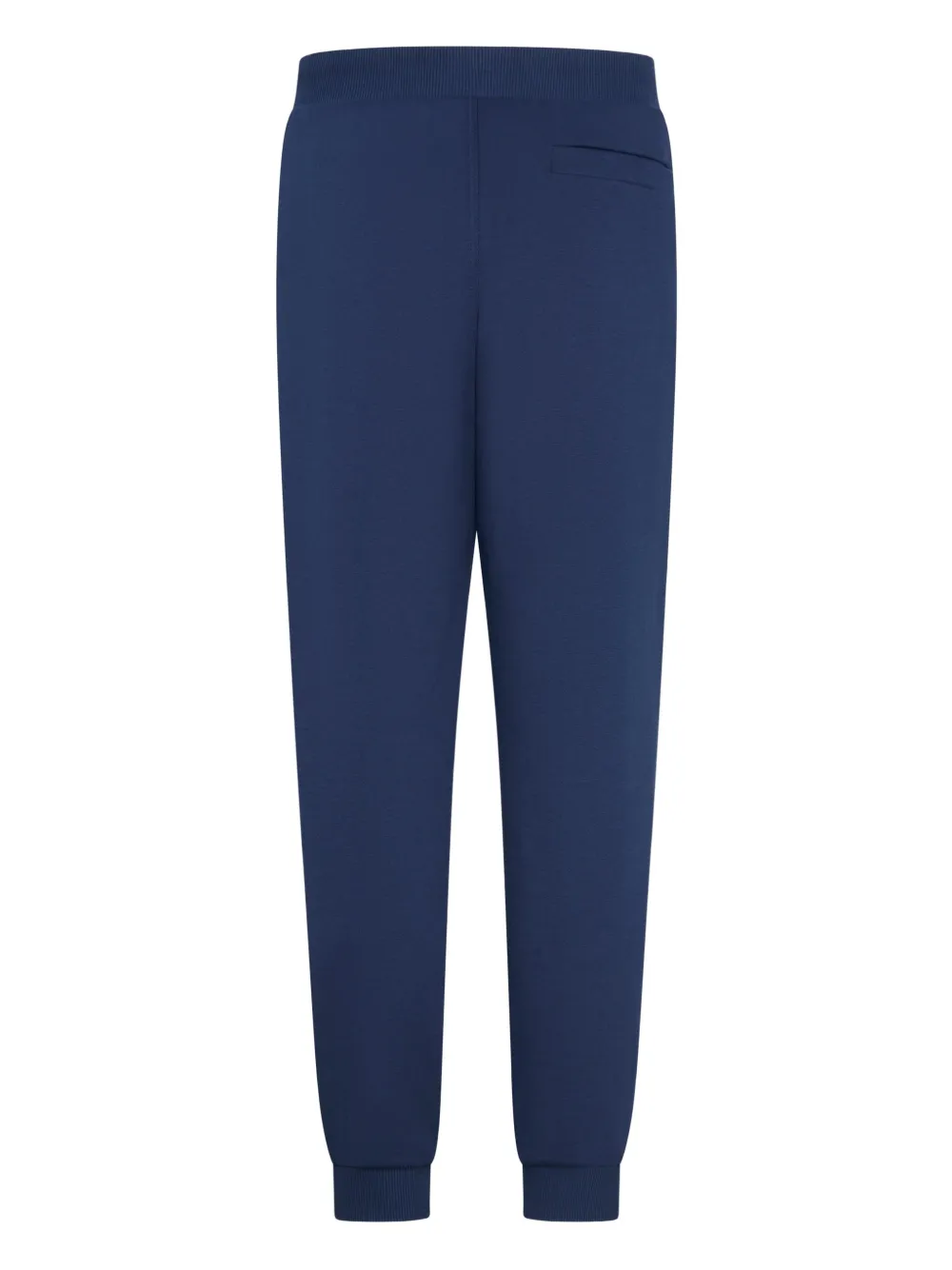 Zegna logo-embroidery track pants - Blauw