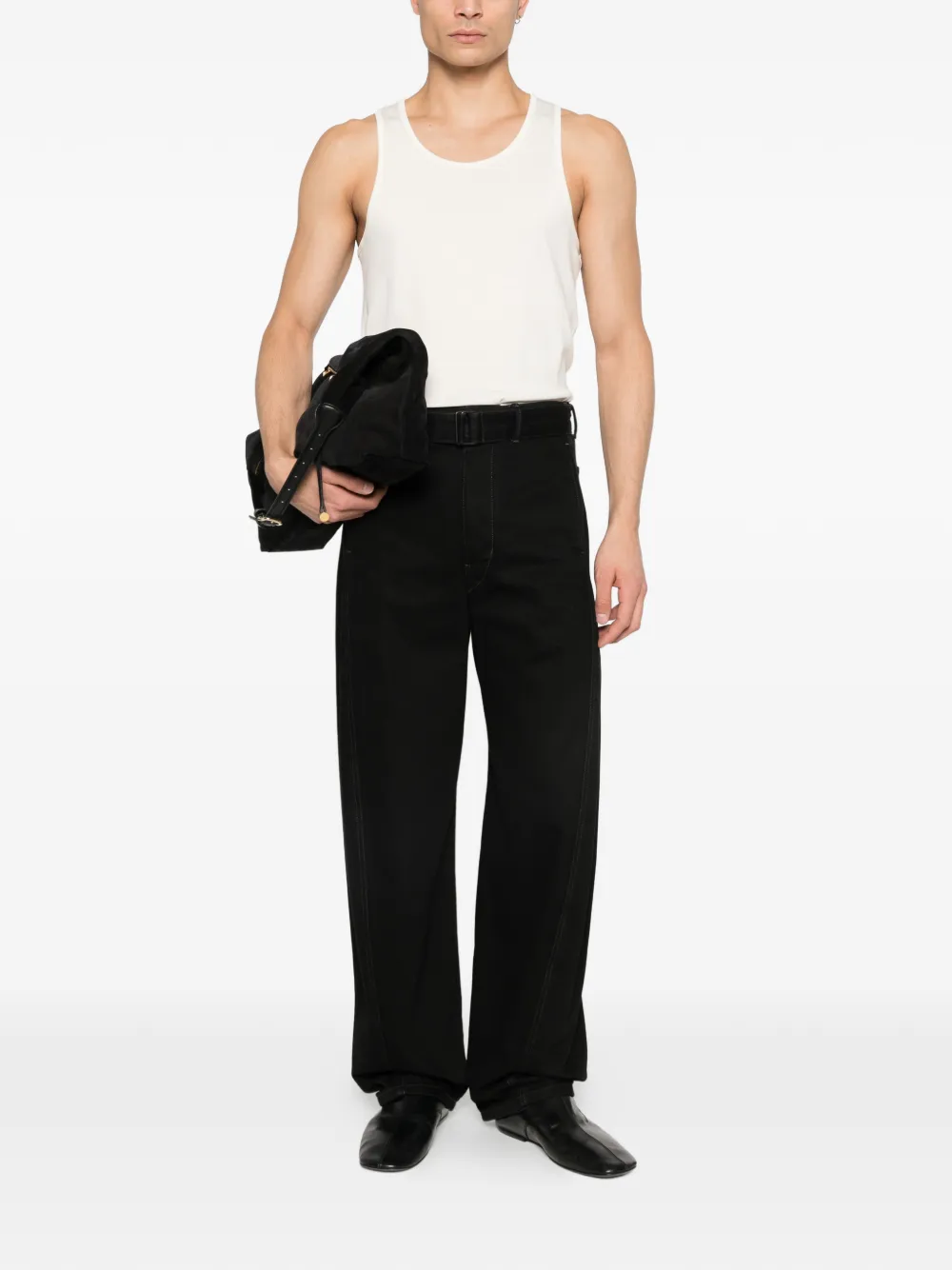 LEMAIRE light-cream tank top - Beige