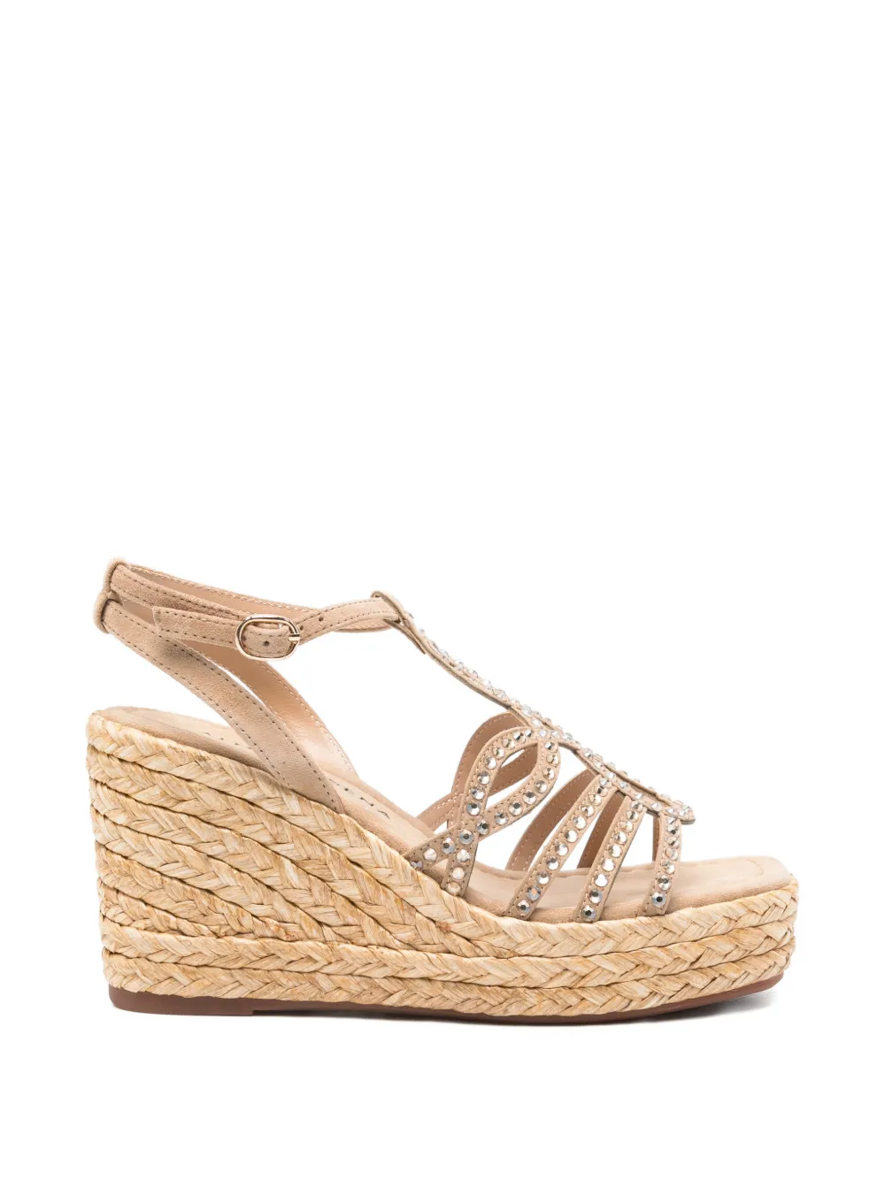 ALMA EN PENA Verfraaide espadrilles Beige