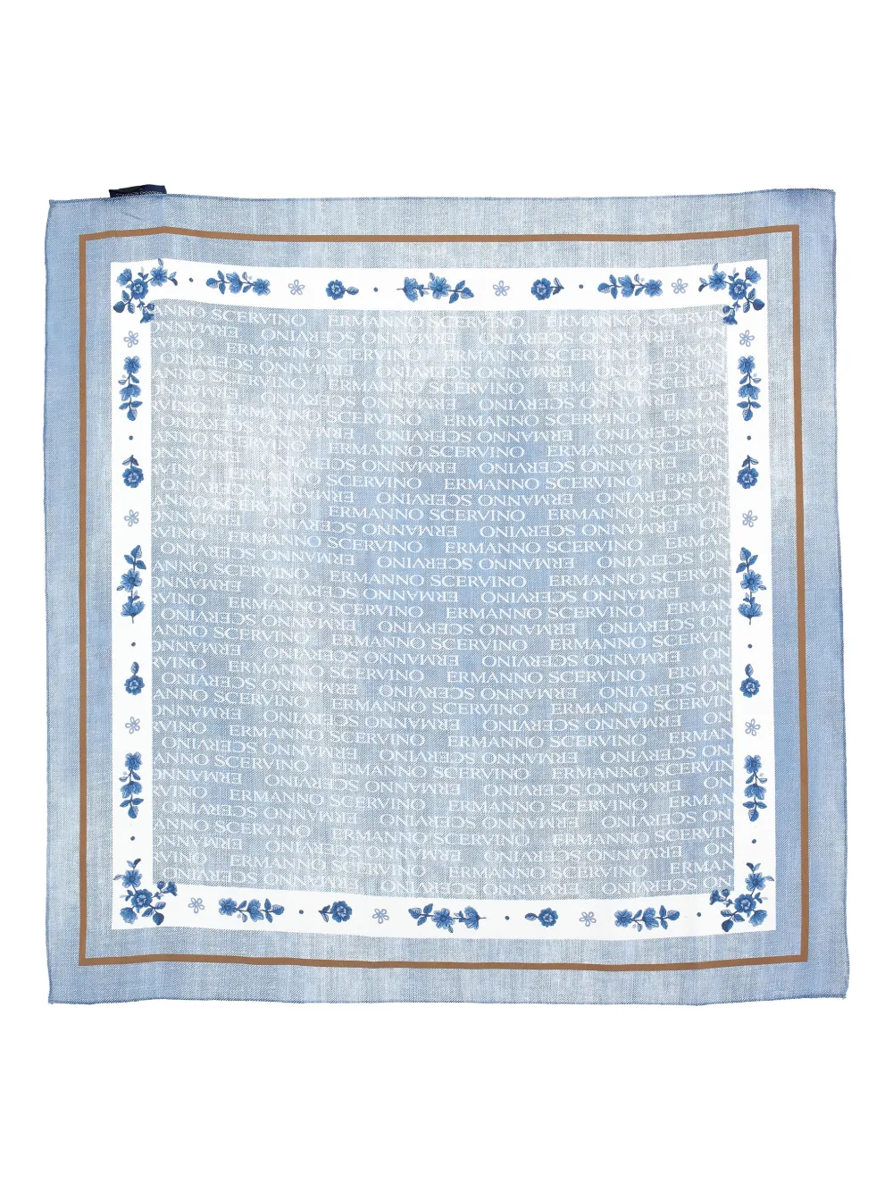 Ermanno Scervino Junior floral-print scarf - Blu