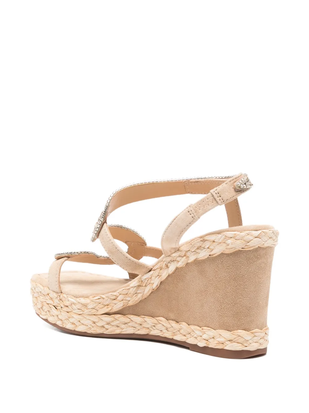 ALMA EN PENA Espadrilles verfraaid met slangen Beige