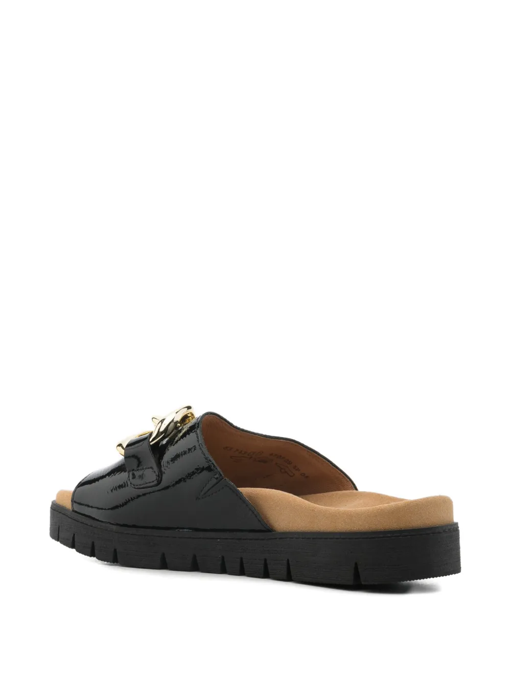  Gabor Chain-embellished Sandals - Black 