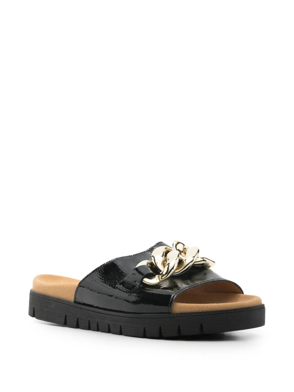  Gabor Chain-embellished Sandals - Black 