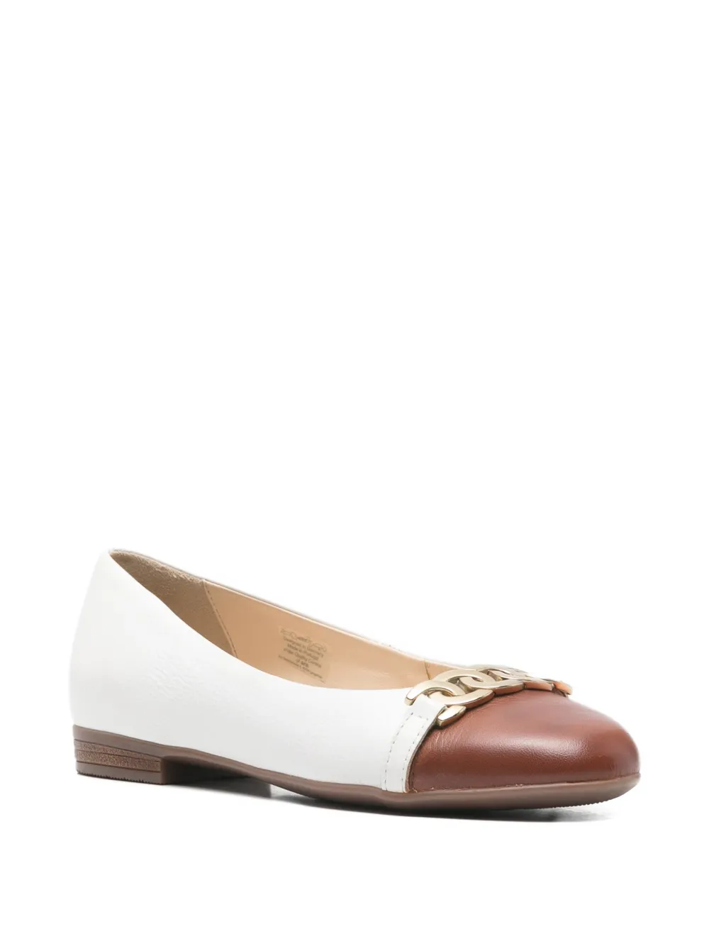 ARA Ballerina's met kettingdetail Wit