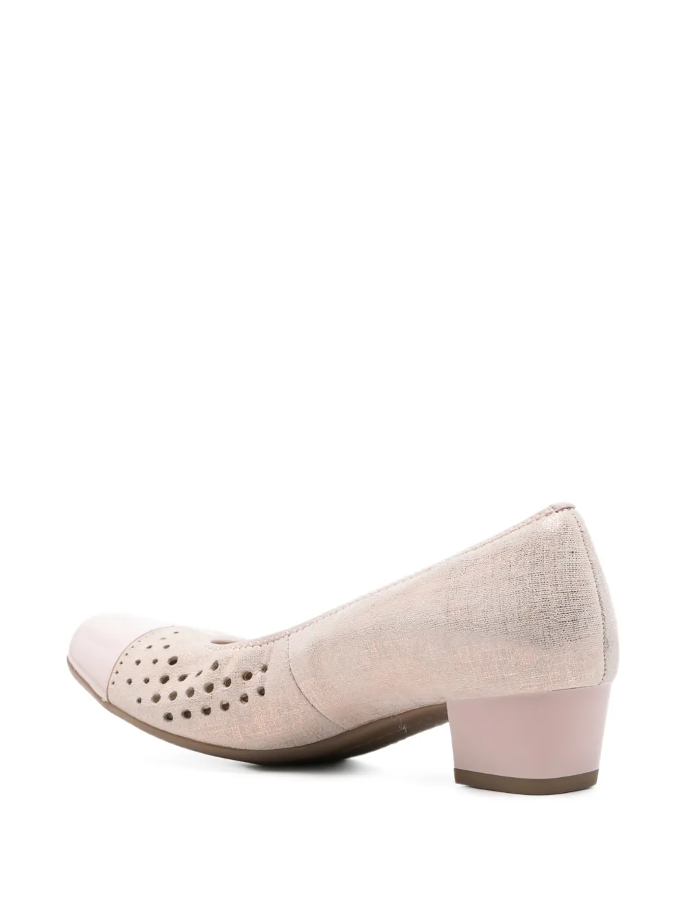 ARA Pumps met geperforeerde details en bewerkte neus Roze