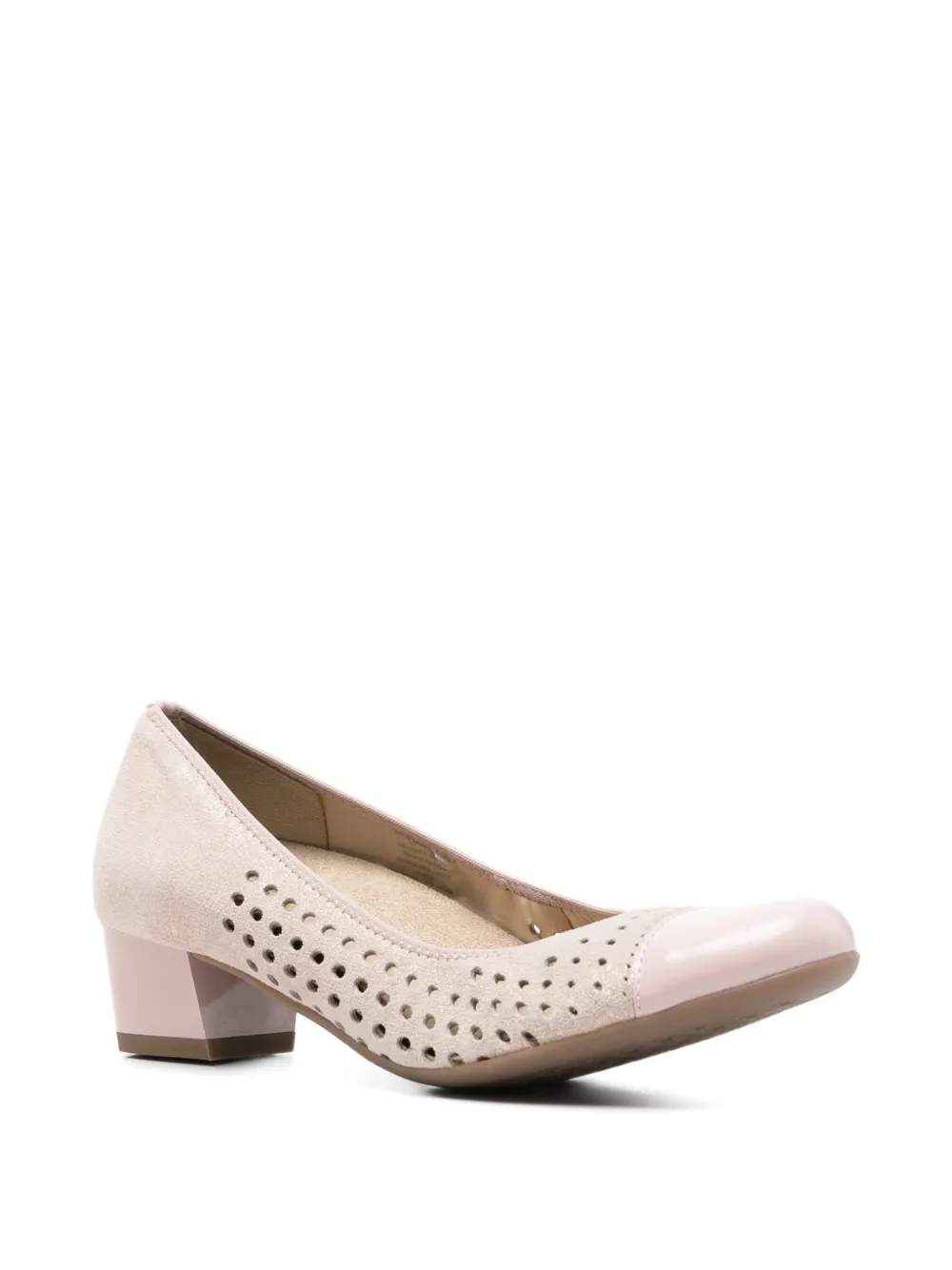 ARA Pumps met geperforeerde details en bewerkte neus Roze