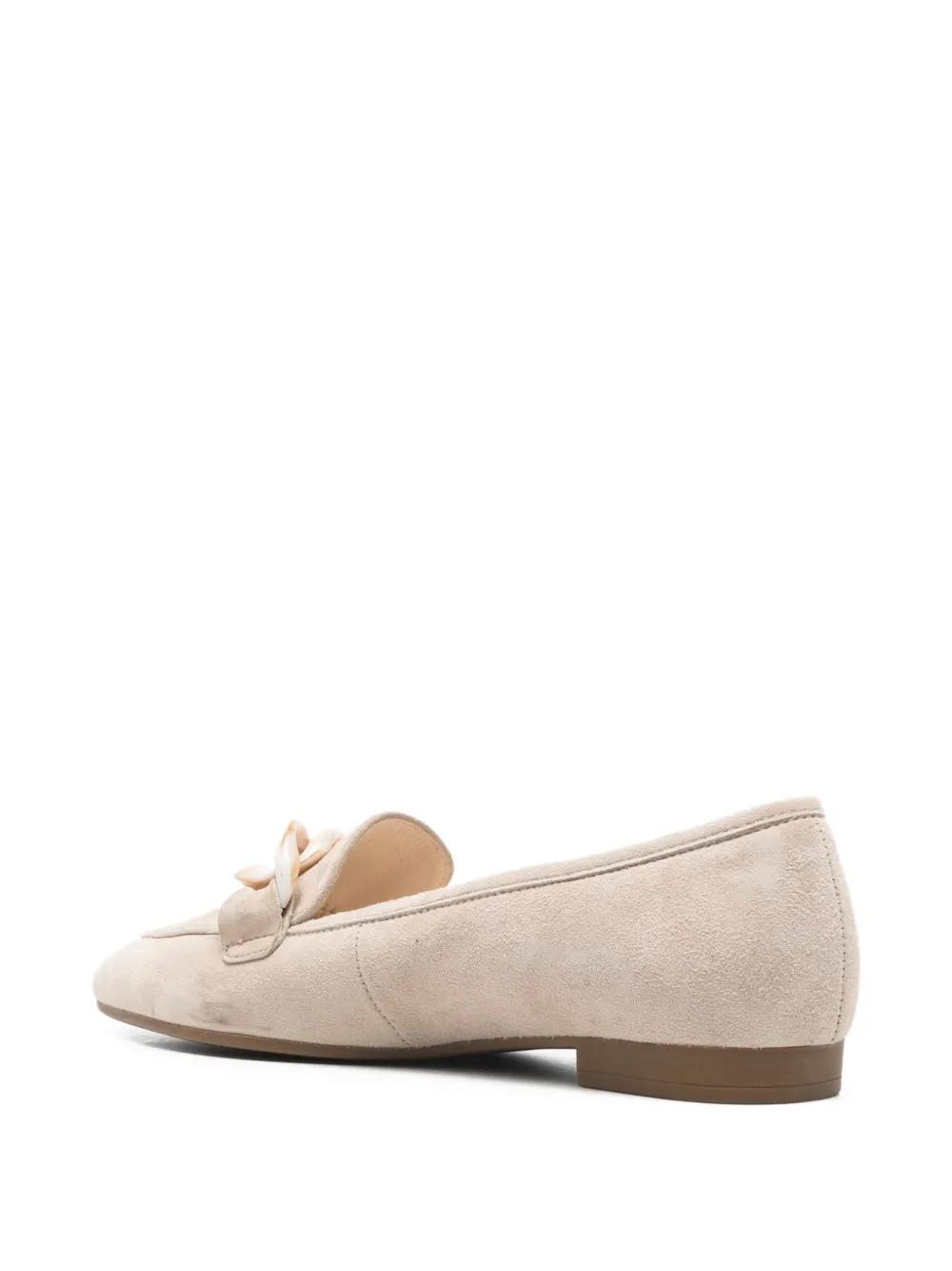  Gabor Chain-detail Flat Pumps - Neutrals 