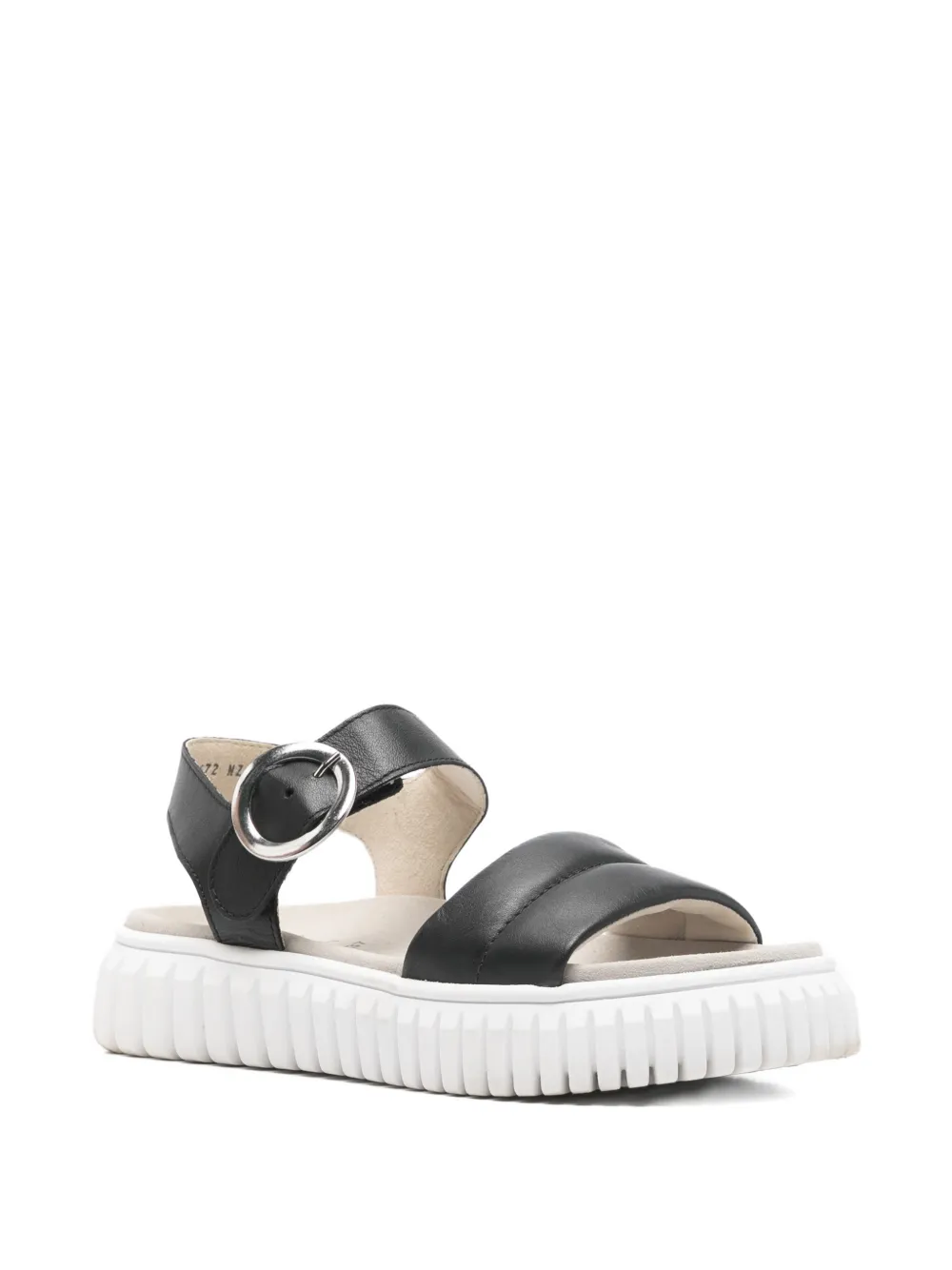  Gabor Buckle-strap Sandals - Black 