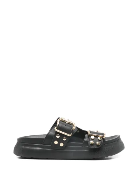 Bugatti buckle embellished sandals