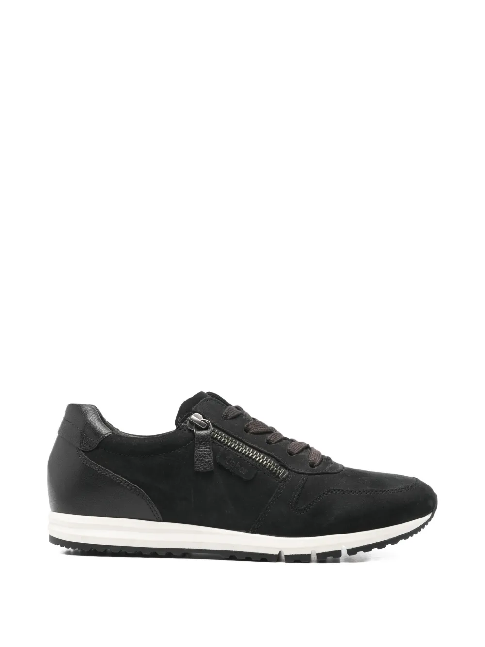 GABOR zip-up lace-up sneakers - Nero