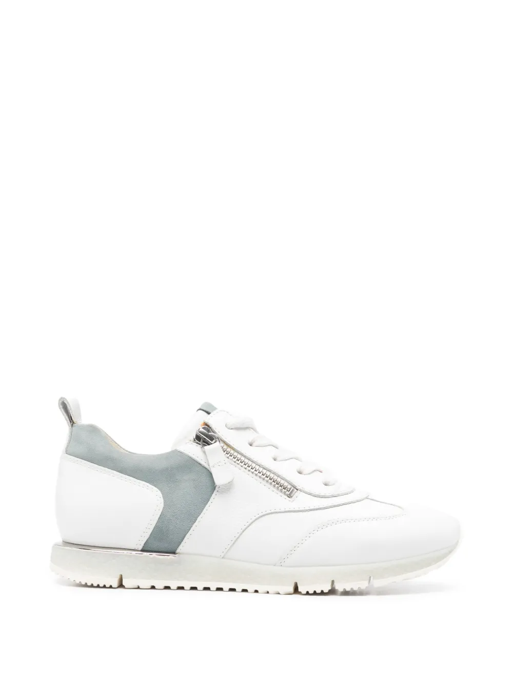 GABOR 83.471 F zip-up lace-up sneakers - Bianco