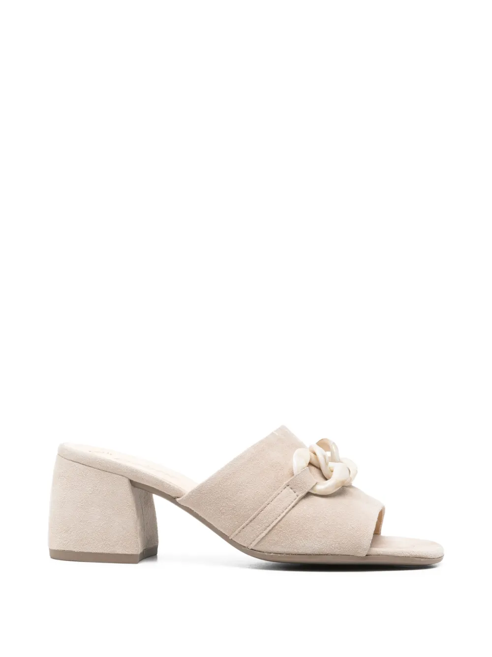 GABOR Muiltjes met ketting Beige