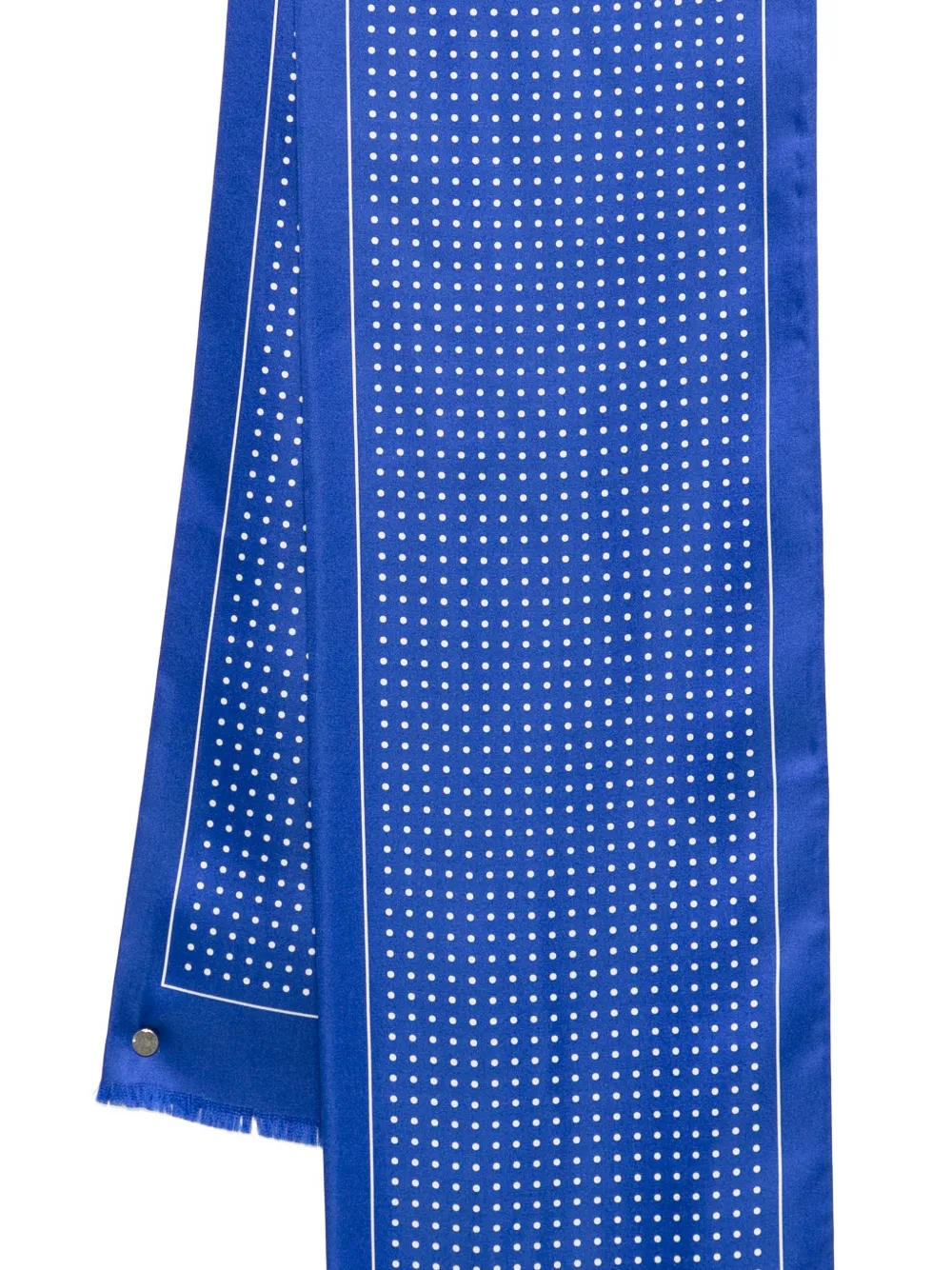 TOM FORD polka dot silk scarf - Blauw