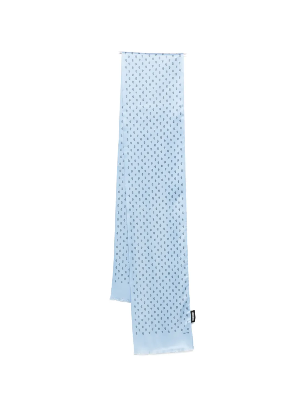 TOM FORD polka-dot scarf - Blu