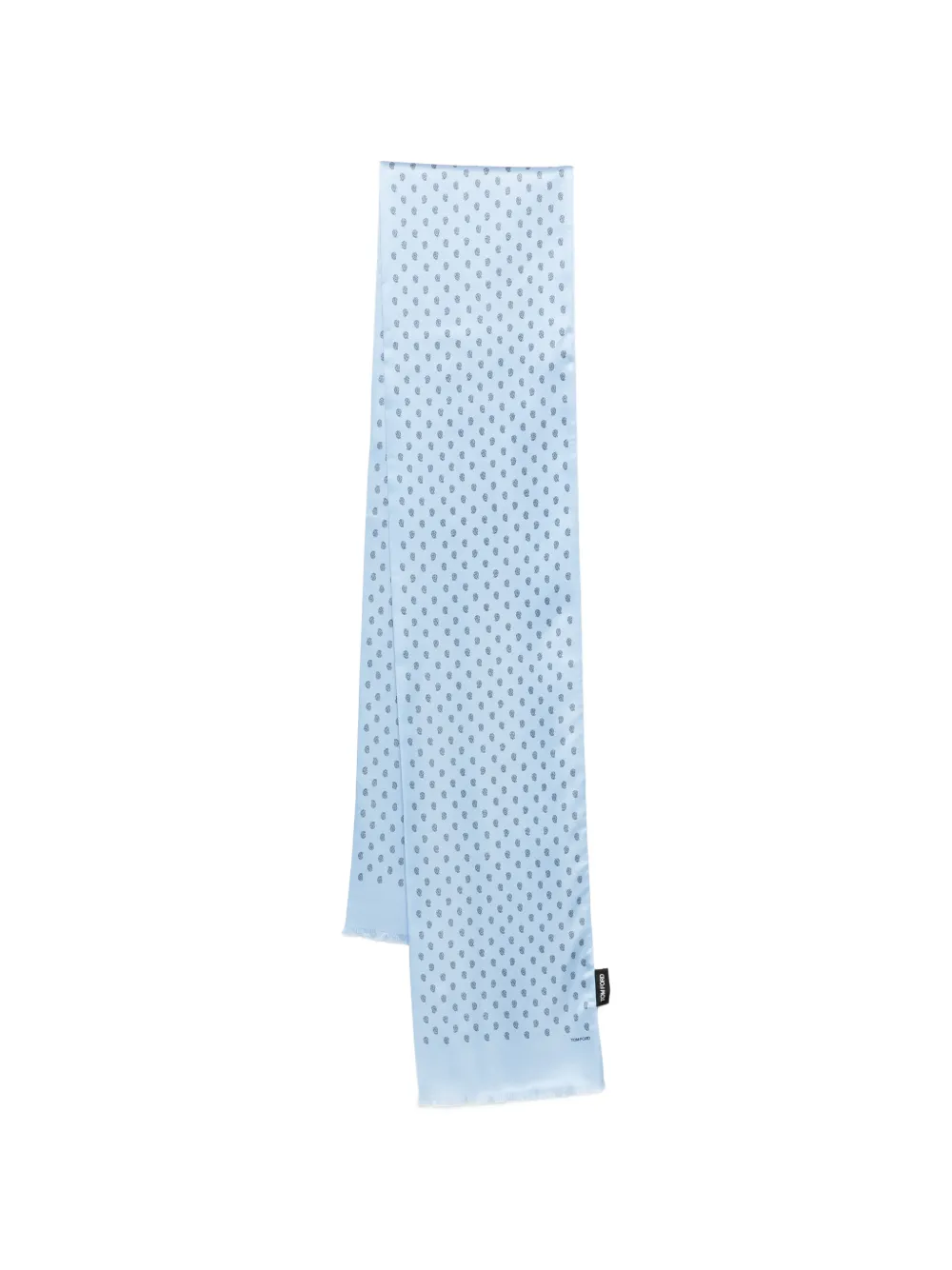 TOM FORD polka-dot scarf - Blu