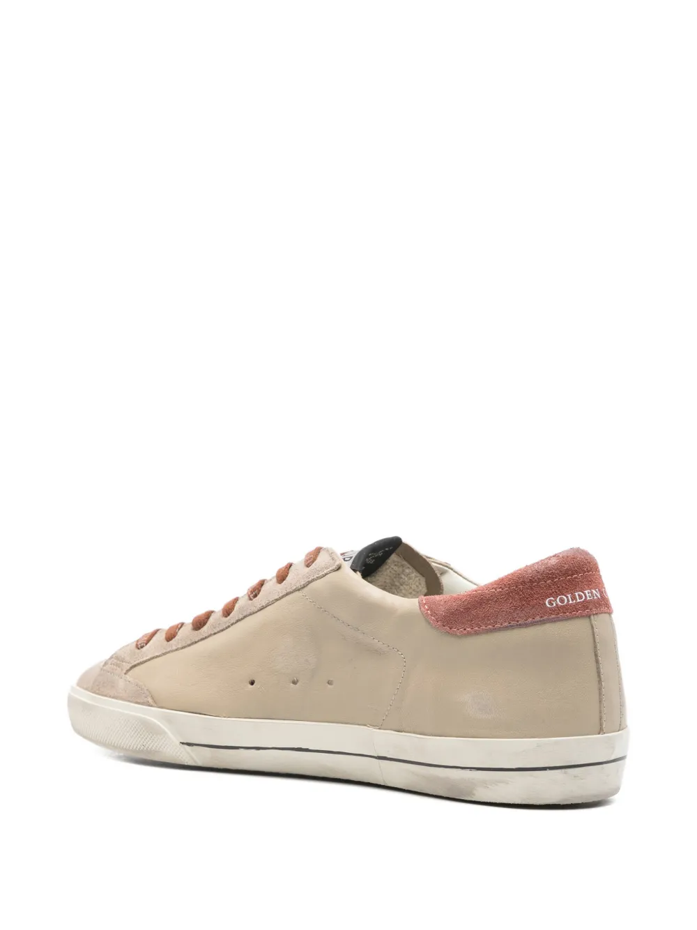 Golden Goose star appliqué sneakers Beige