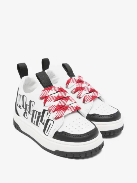 Moschino Kids logo-print sneakers