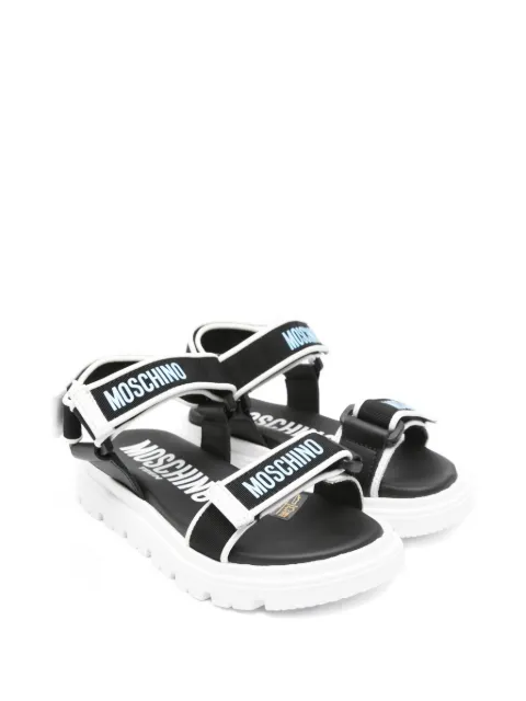 Moschino Kids logo-print sandals