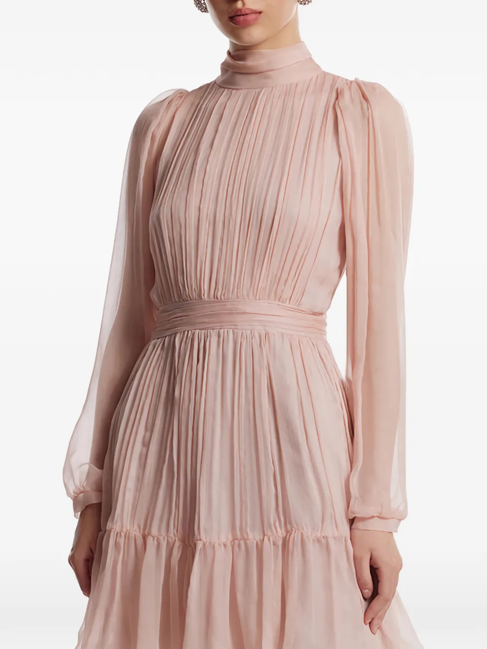 FRAMBOISE Alena ruffled mini dress - Rosa