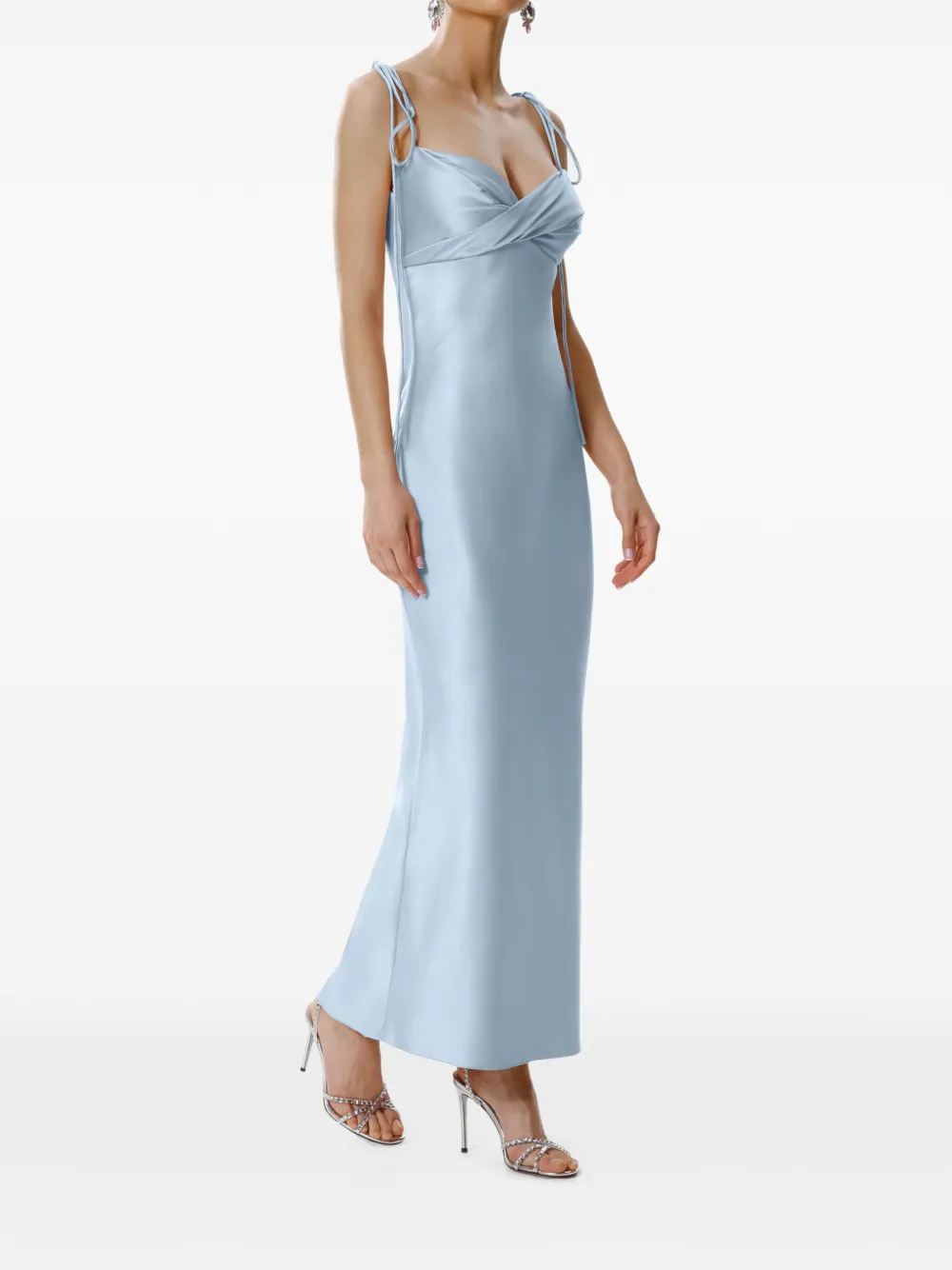 FRAMBOISE Darren sleeveless maxi dress - Blauw