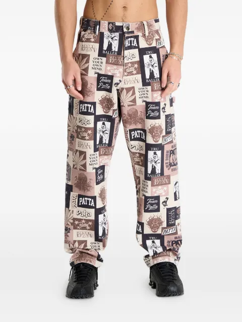 PATTA collage trousers