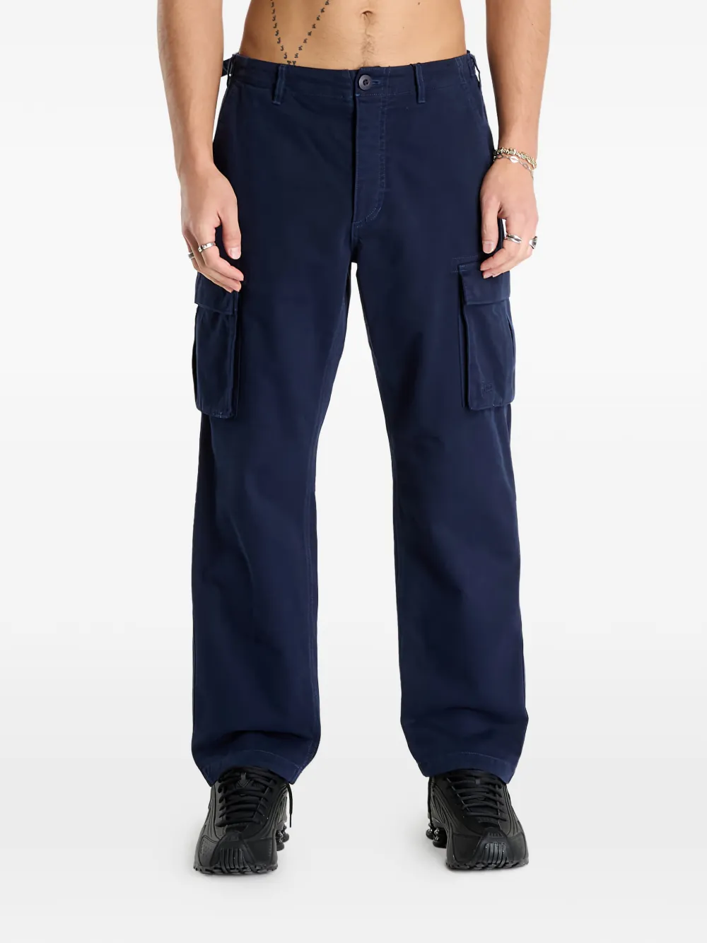 PATTA straight cargo pants - Blau