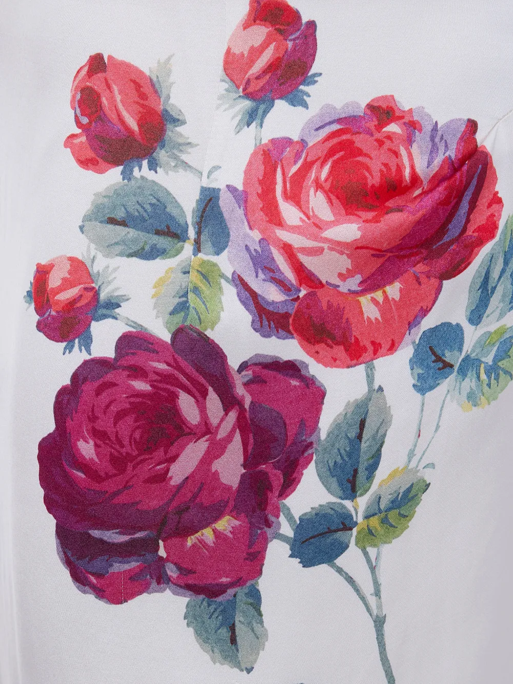  Nº21 Floral-print Midi Skirt - White 