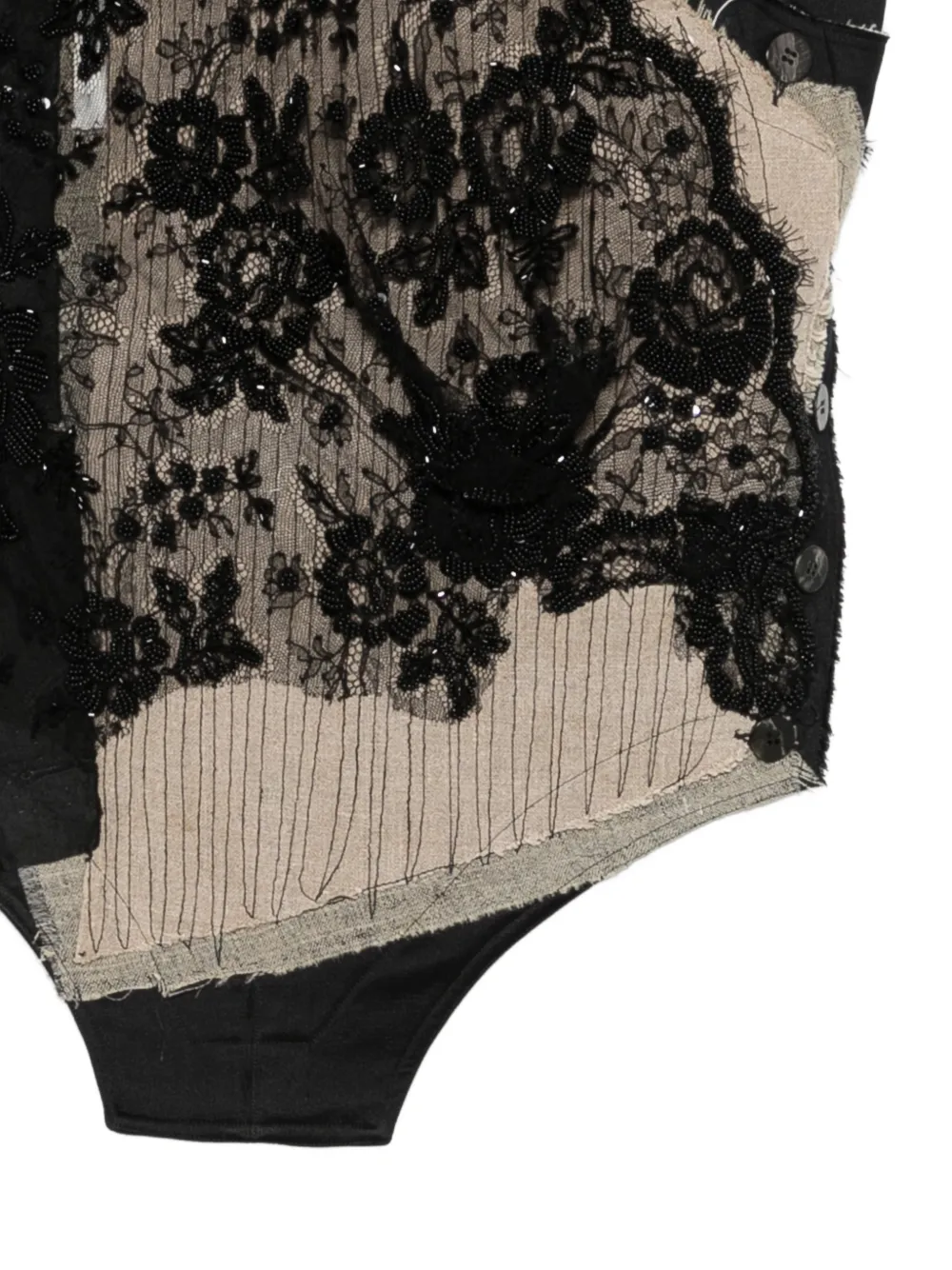 Lace Beaded Vest