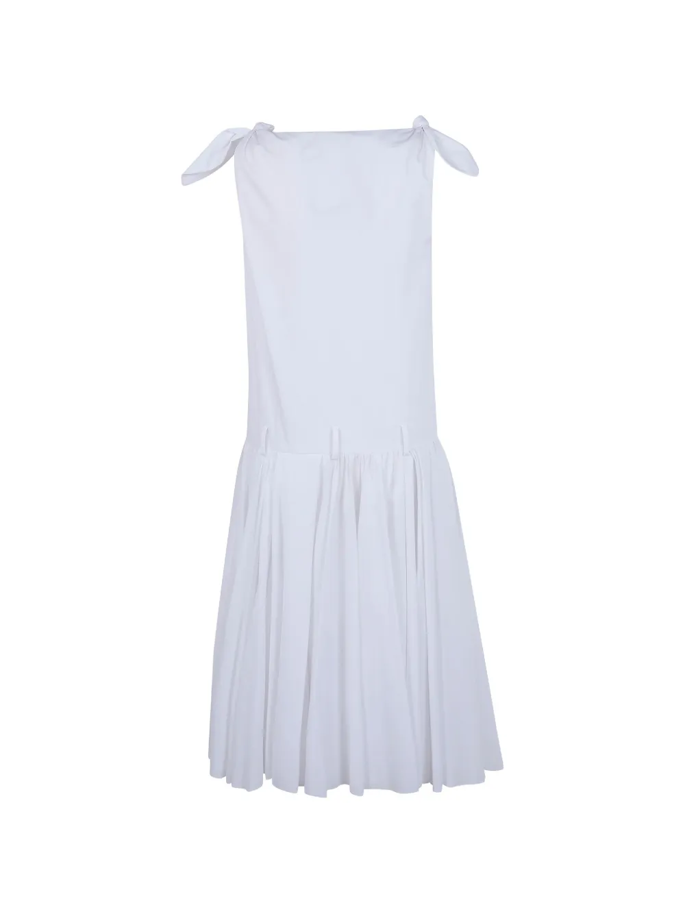 Tie-Shoulder Midi Dress