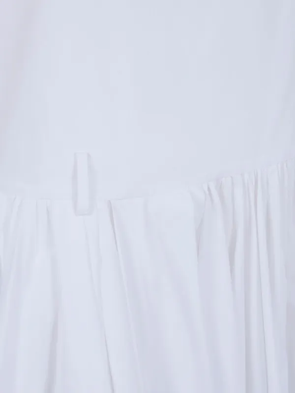 N21 Tie-Shoulder Midi Dress - White