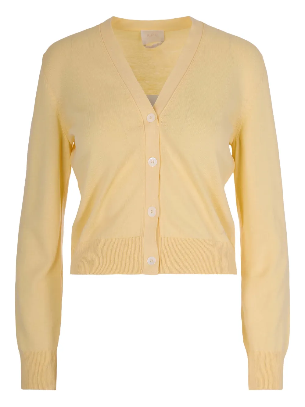 A.P.C. V-neck sweater - Yellow