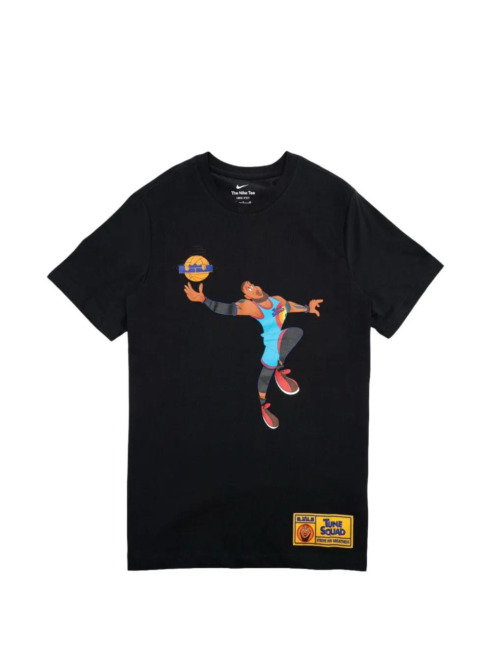 Nike x Lebron Space Jam A New Legacy dri-fit basketball T-shirt - Nero
