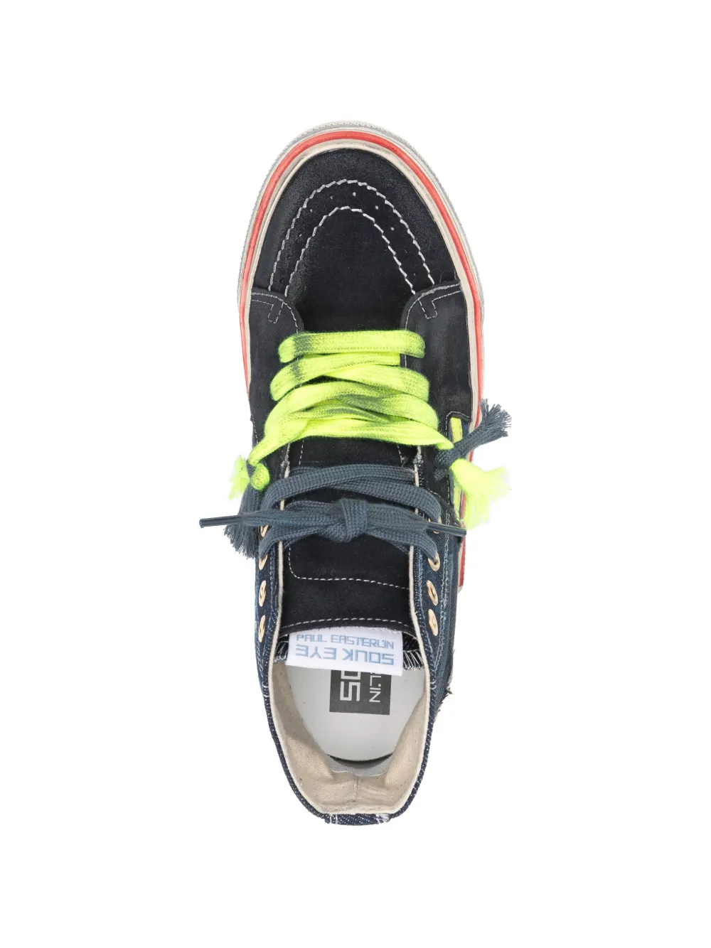 Caly Star Colourblock High-Top Sneakers