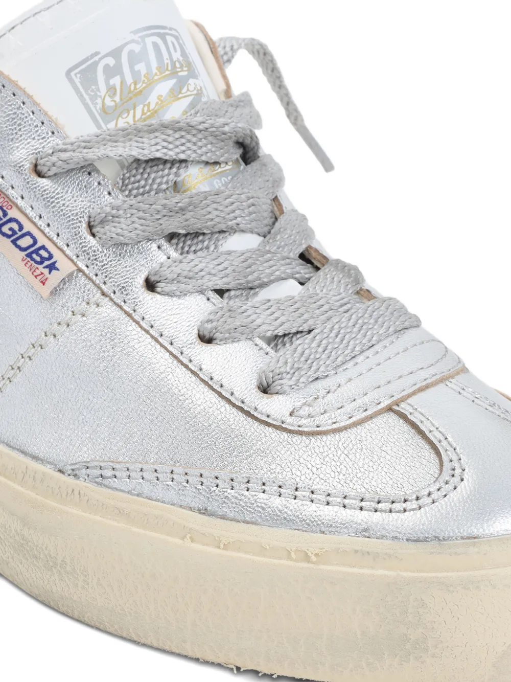 Golden Goose Sneakers met vlakken Zilver