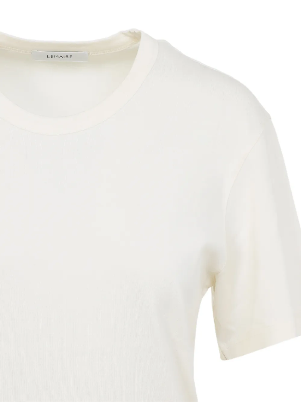  Lemaire Cotton T-shirt - Neutrals 