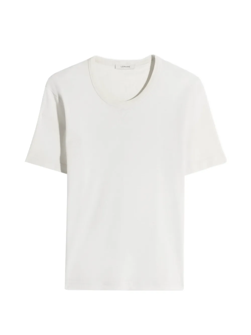 LEMAIRE cotton T-shirt - Toni neutri