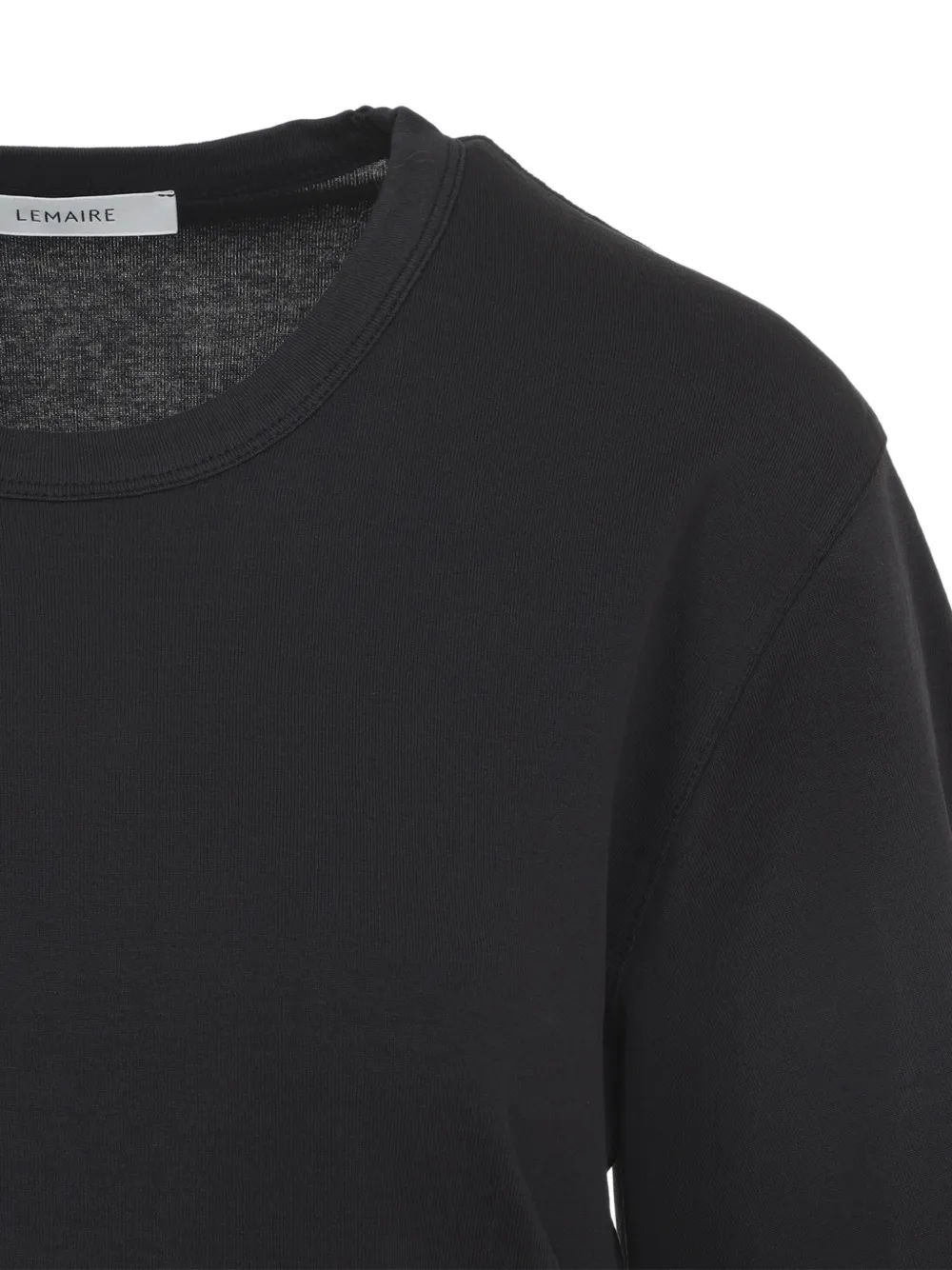  Lemaire Round-neck T-shirt - Black 
