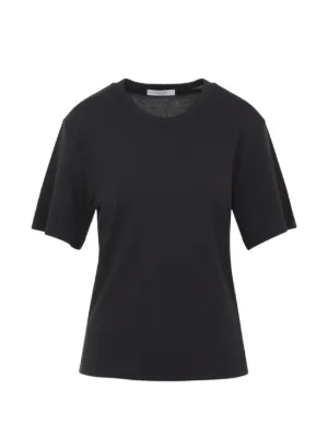 Helmut Lang Core logo-print Cropped T-shirt | Black | FARFETCH