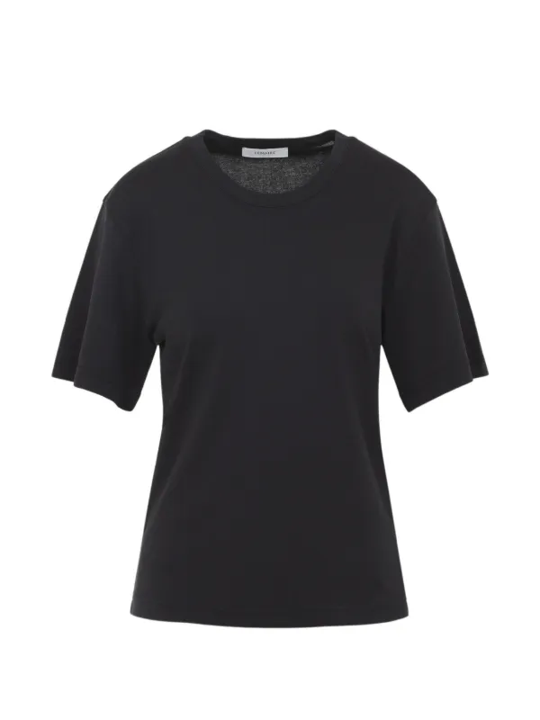 Lemaire Rib T-shirt in Jersey in Black